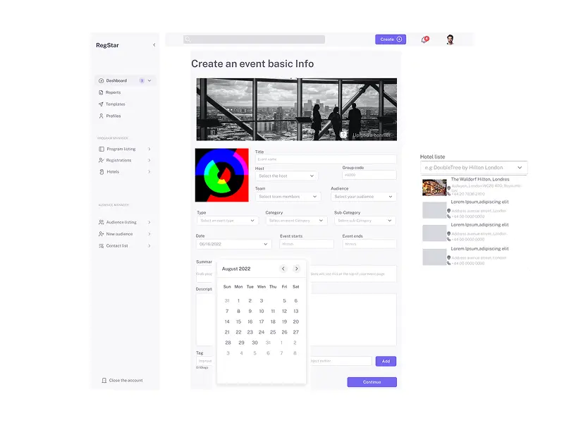 RegStar | Logiciel de Gestion d’Événements 8 Meriem_ Brouri_ RegStar Event Management Software App_Case study_Programs (1)